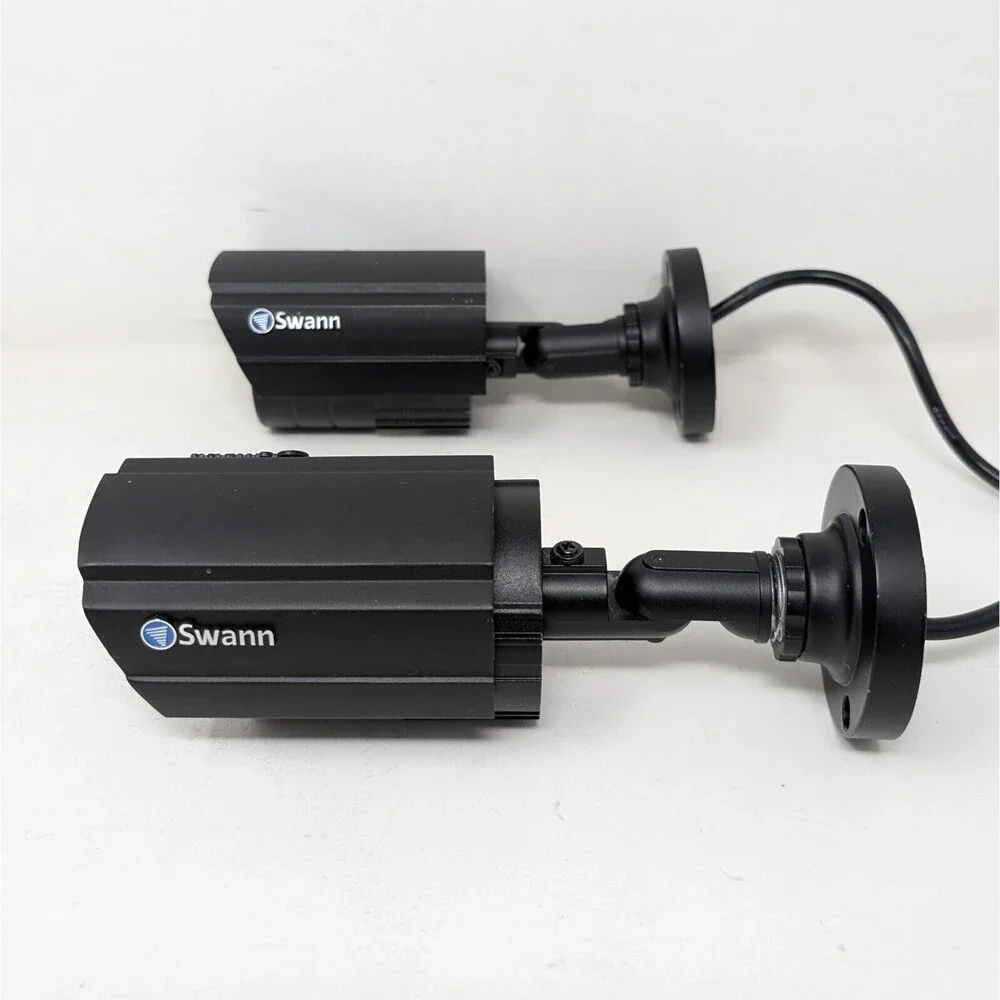 Swann Pro-530 Security Camera Lot Of 2 with Cables Pro Series CCTV
